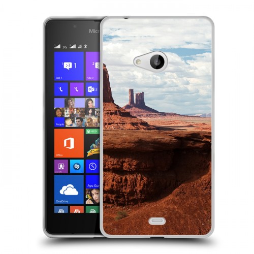 Дизайнерский пластиковый чехол для Microsoft Lumia 540 каньоны