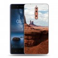 Дизайнерский пластиковый чехол для Nokia 8 каньоны