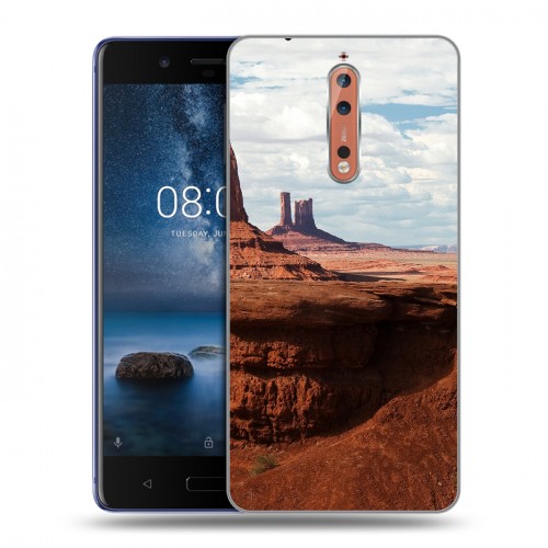 Дизайнерский пластиковый чехол для Nokia 8 каньоны