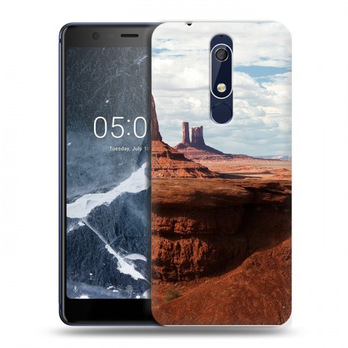 Дизайнерский пластиковый чехол для Nokia 5.1 каньоны