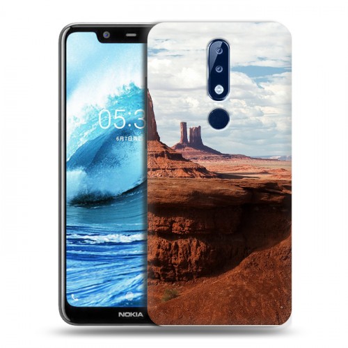 Дизайнерский силиконовый чехол для Nokia 5.1 Plus каньоны