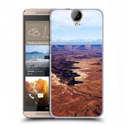 Дизайнерский пластиковый чехол для HTC One E9+ каньоны