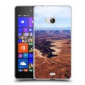 Дизайнерский пластиковый чехол для Microsoft Lumia 540 каньоны