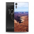 Дизайнерский пластиковый чехол для Sony Xperia XZs каньоны