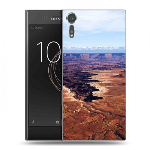 Дизайнерский пластиковый чехол для Sony Xperia XZs каньоны