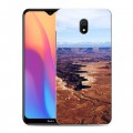 Дизайнерский силиконовый с усиленными углами чехол для Xiaomi RedMi 8A каньоны