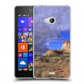 Дизайнерский пластиковый чехол для Microsoft Lumia 540 каньоны