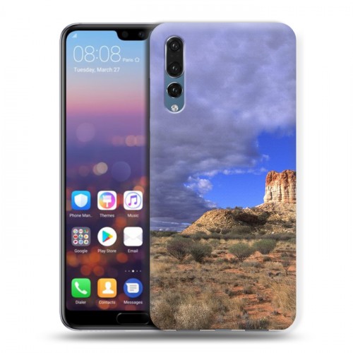 Дизайнерский силиконовый с усиленными углами чехол для Huawei P20 Pro каньоны