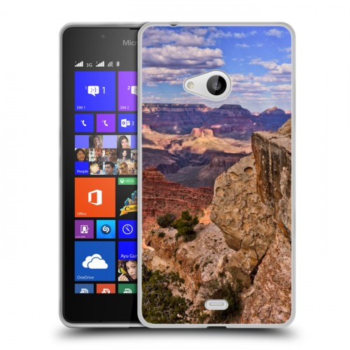 Дизайнерский пластиковый чехол для Microsoft Lumia 540 каньоны