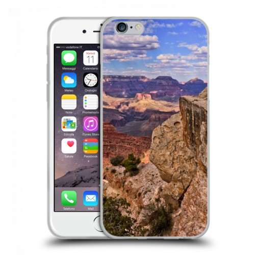 Дизайнерский пластиковый чехол для Iphone 6/6s каньоны