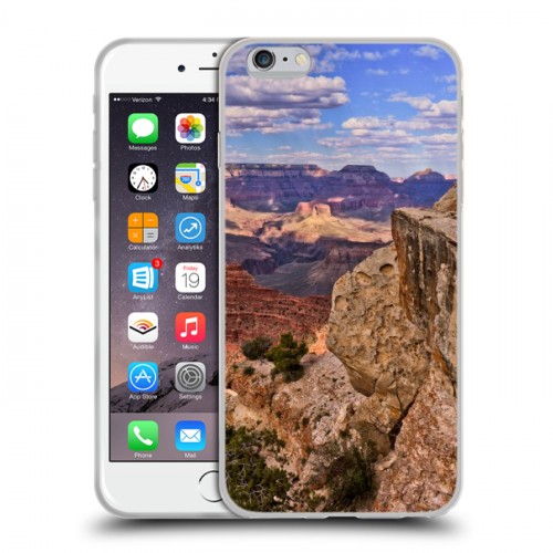 Дизайнерский силиконовый чехол для Iphone 6 Plus/6s Plus каньоны