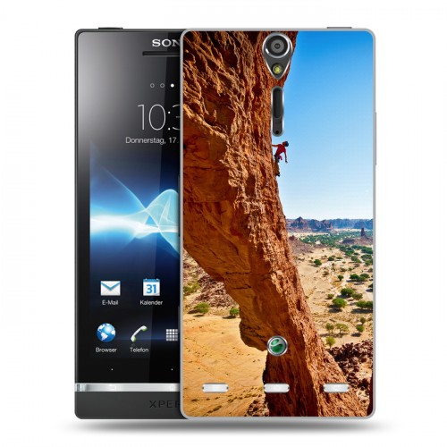 Дизайнерский пластиковый чехол для Sony Xperia S каньоны