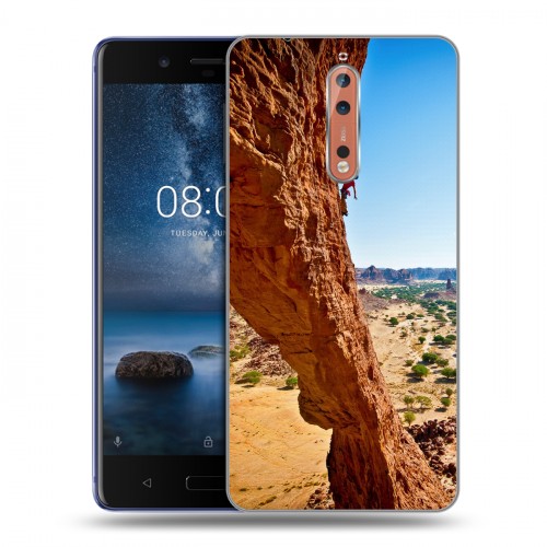 Дизайнерский пластиковый чехол для Nokia 8 каньоны