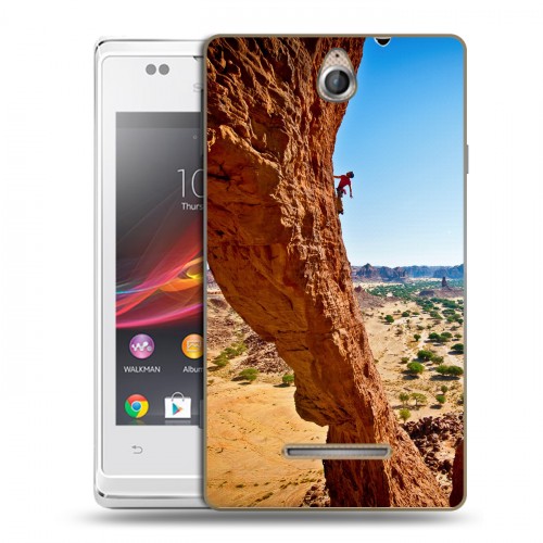 Дизайнерский пластиковый чехол для Sony Xperia E каньоны