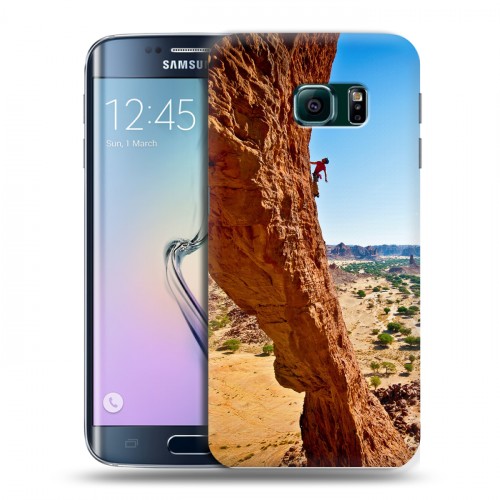 Дизайнерский пластиковый чехол для Samsung Galaxy S6 Edge каньоны