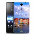 Дизайнерский пластиковый чехол для Sony Xperia TX венеция