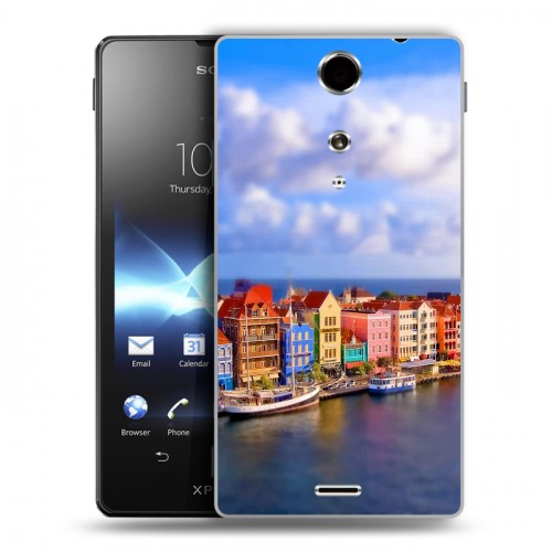 Дизайнерский пластиковый чехол для Sony Xperia TX венеция