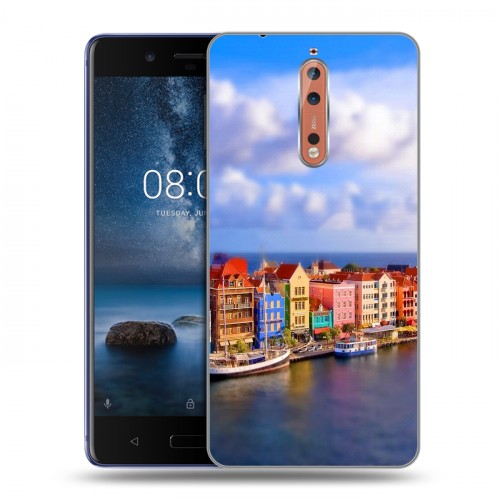 Дизайнерский пластиковый чехол для Nokia 8 венеция