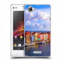 Дизайнерский пластиковый чехол для Sony Xperia L венеция