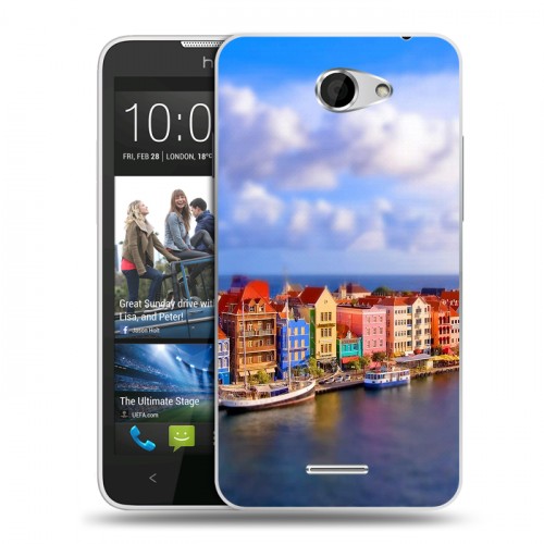Дизайнерский пластиковый чехол для HTC Desire 516 венеция