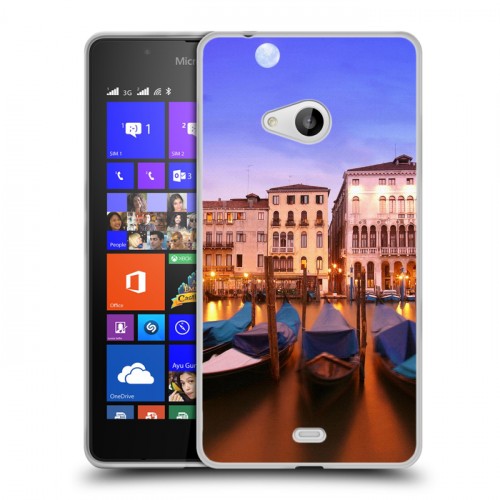 Дизайнерский пластиковый чехол для Microsoft Lumia 540 венеция