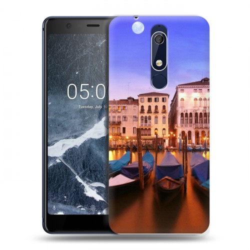 Дизайнерский пластиковый чехол для Nokia 5.1 венеция