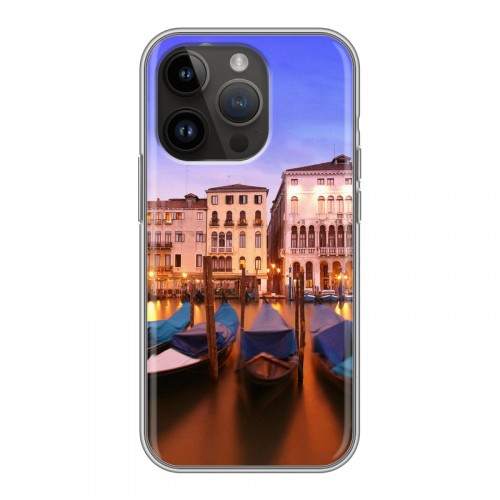Дизайнерский силиконовый чехол для Iphone 14 Pro венеция