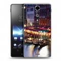 Дизайнерский пластиковый чехол для Sony Xperia TX венеция