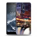 Дизайнерский пластиковый чехол для Nokia 5.1 венеция