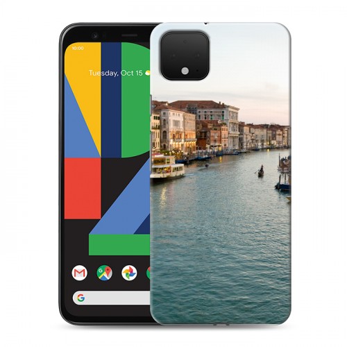 Дизайнерский пластиковый чехол для Google Pixel 4 венеция