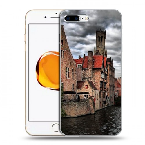 Дизайнерский силиконовый чехол для Iphone 7 Plus / 8 Plus венеция