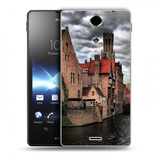 Дизайнерский пластиковый чехол для Sony Xperia TX венеция