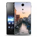 Дизайнерский пластиковый чехол для Sony Xperia TX венеция