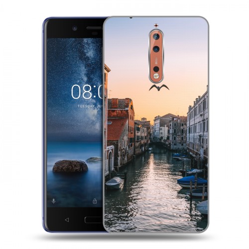 Дизайнерский пластиковый чехол для Nokia 8 венеция