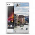 Дизайнерский пластиковый чехол для Sony Xperia L венеция