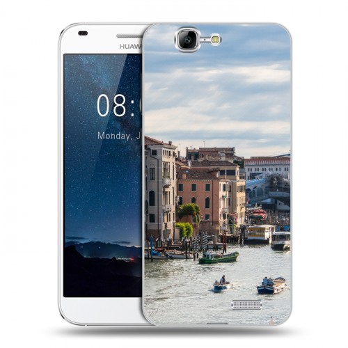 Дизайнерский пластиковый чехол для Huawei Ascend G7 венеция