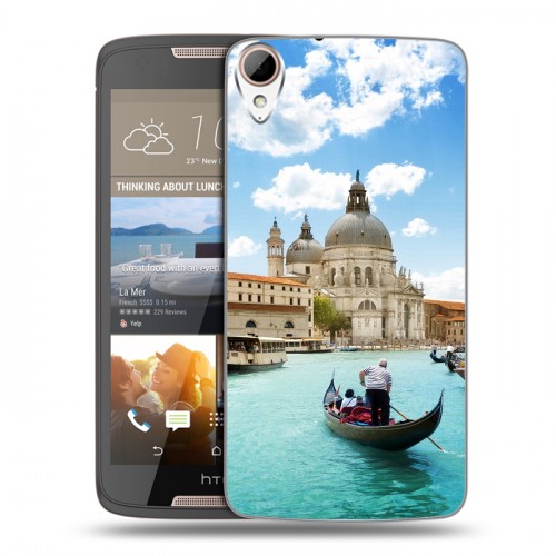 Дизайнерский пластиковый чехол для HTC Desire 828 венеция