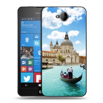 Дизайнерский силиконовый чехол для Microsoft Lumia 650 венеция (на заказ)