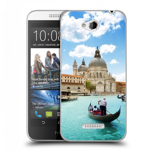 Дизайнерский пластиковый чехол для HTC Desire 616 венеция
