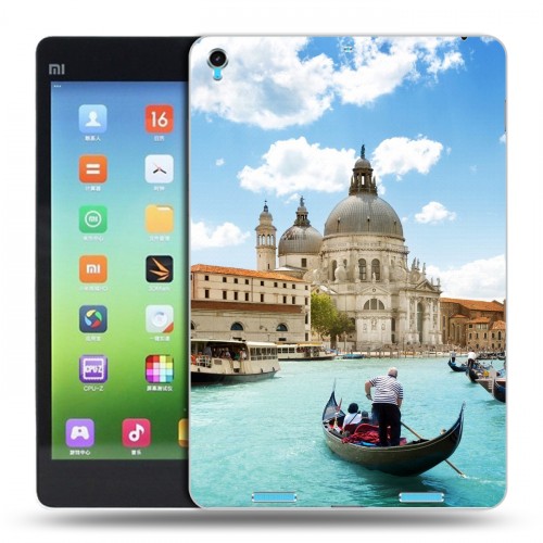 Дизайнерский силиконовый чехол для Xiaomi MiPad венеция
