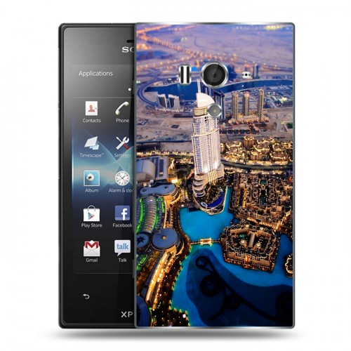 Дизайнерский пластиковый чехол для Sony Xperia acro S дубай