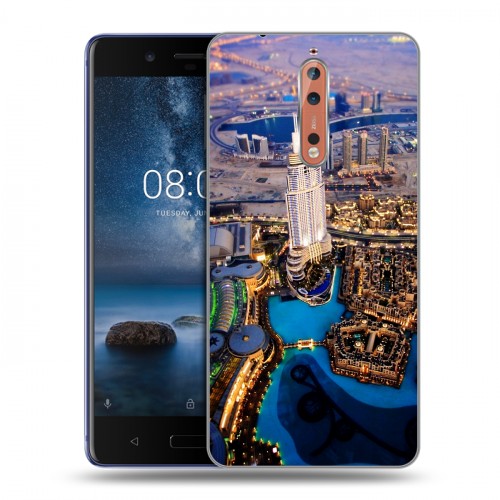 Дизайнерский пластиковый чехол для Nokia 8 дубай