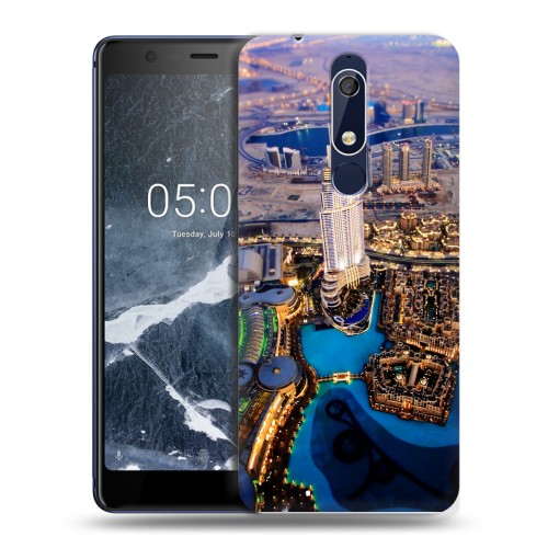 Дизайнерский пластиковый чехол для Nokia 5.1 дубай