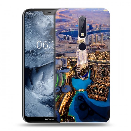 Дизайнерский силиконовый чехол для Nokia 6.1 Plus дубай