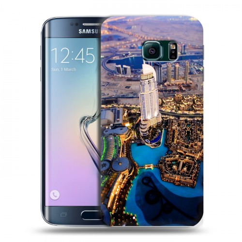 Дизайнерский силиконовый чехол для Samsung Galaxy S6 Edge дубай