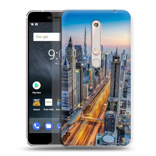 Дизайнерский пластиковый чехол для Nokia 6 (2018) дубай