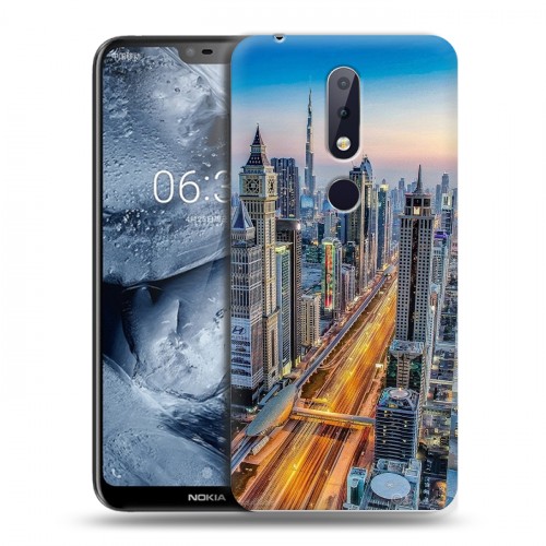 Дизайнерский силиконовый чехол для Nokia 6.1 Plus дубай