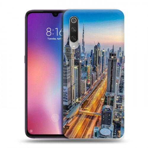 Дизайнерский силиконовый с усиленными углами чехол для Xiaomi Mi9 дубай