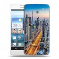 Дизайнерский пластиковый чехол для Huawei Ascend D2 дубай