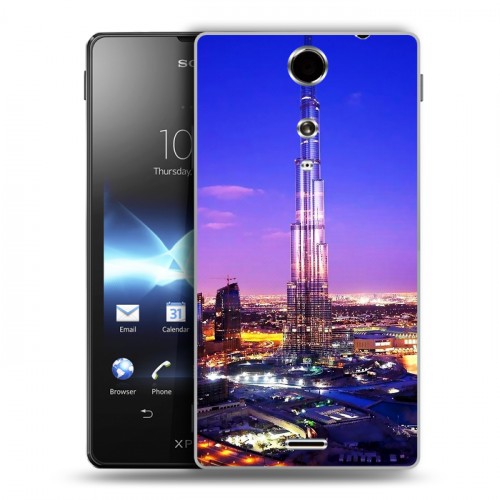 Дизайнерский пластиковый чехол для Sony Xperia TX дубай